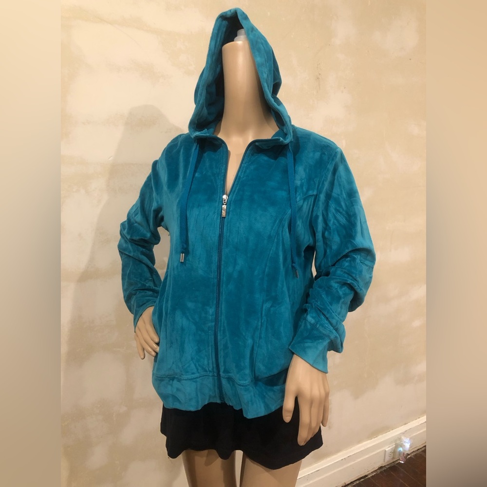 Blue Zip Up Jacket